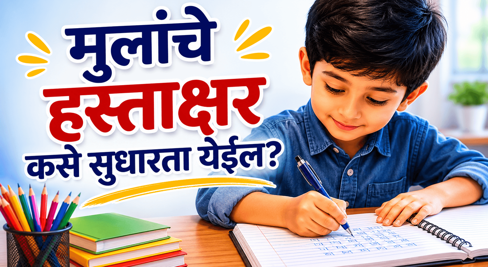 मुलांचे हस्ताक्षर कसे सुधारता येईल? काही मुलांचे हस्ताक्षर का सुधारत नाही? त्याचे निराकरण कसे करायचे ते जाणून घ्या. Handwriting.