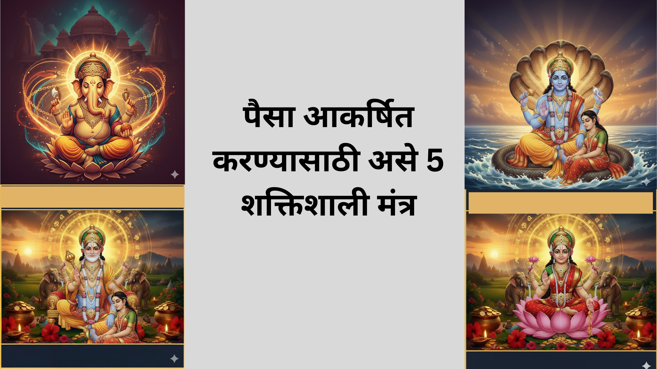 पैसा आकर्षित करण्यासाठी 5 शक्तिशाली मंत्र.