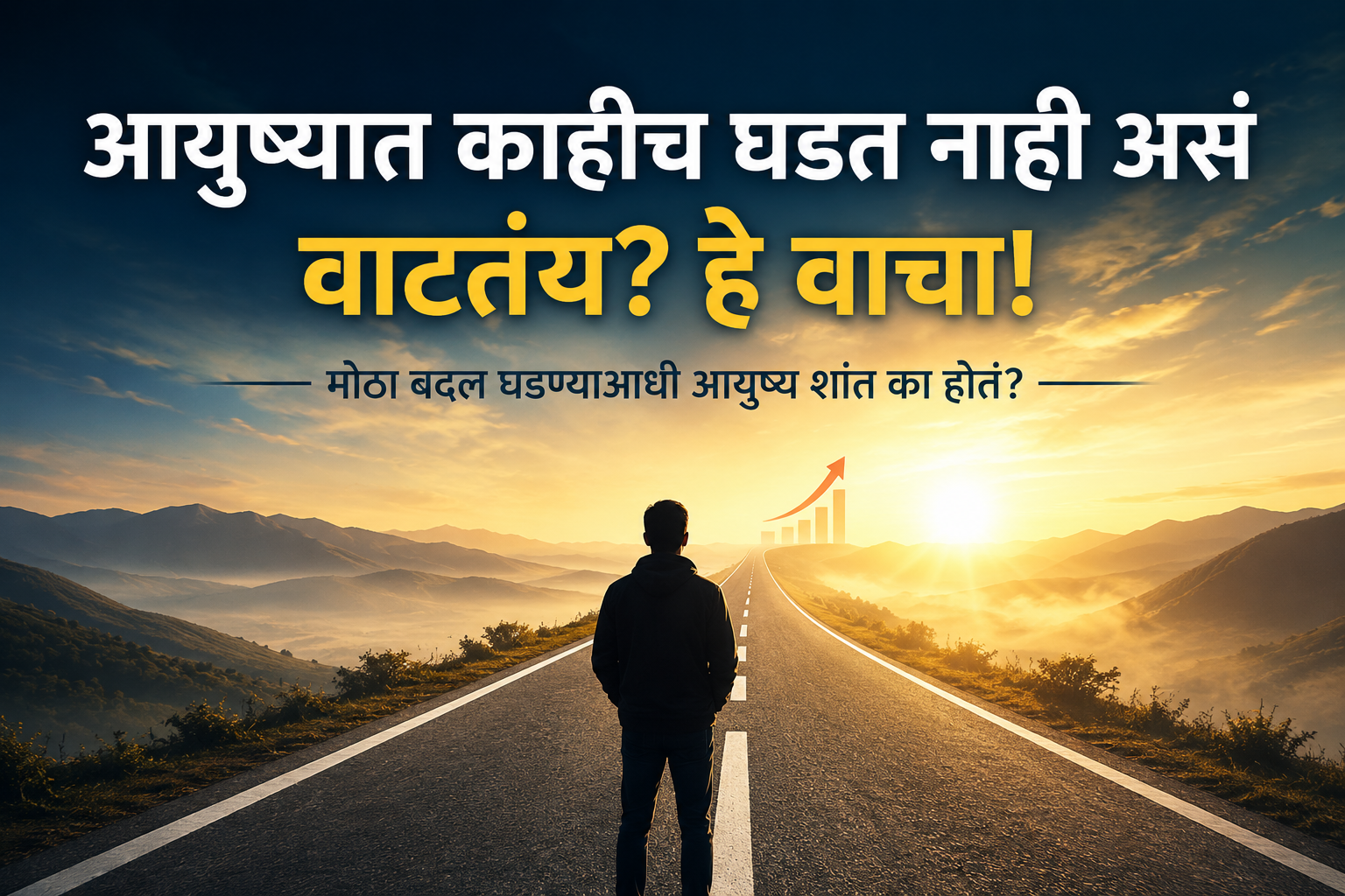 आयुष्यात काहीच घडत नाही असं वाटतंय? हे वाचा! जीवनातील शांत संघर्ष