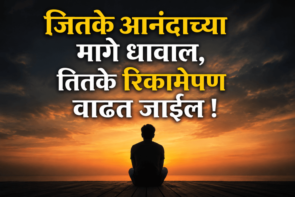 खरा आनंद कसा मिळवावा 