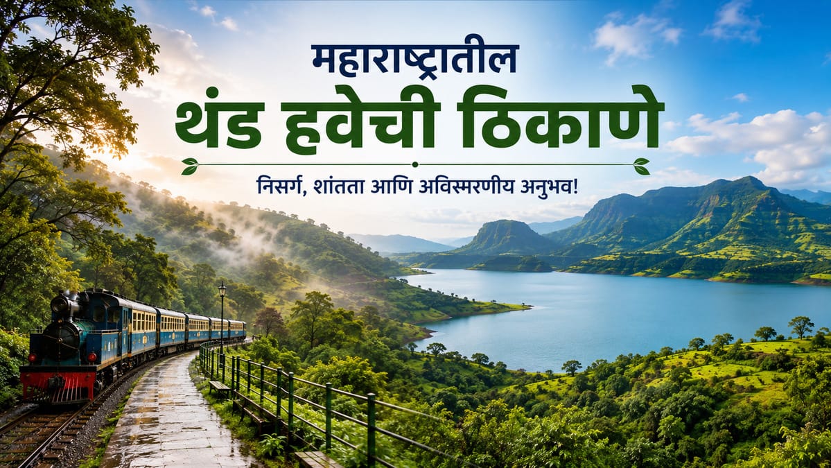 महाराष्ट्रातील थंड हवेची ठिकाणे – 15 हिल स्टेशन, निसर्गरम्य ठिकाणे आणि विकेंड ट्रिप