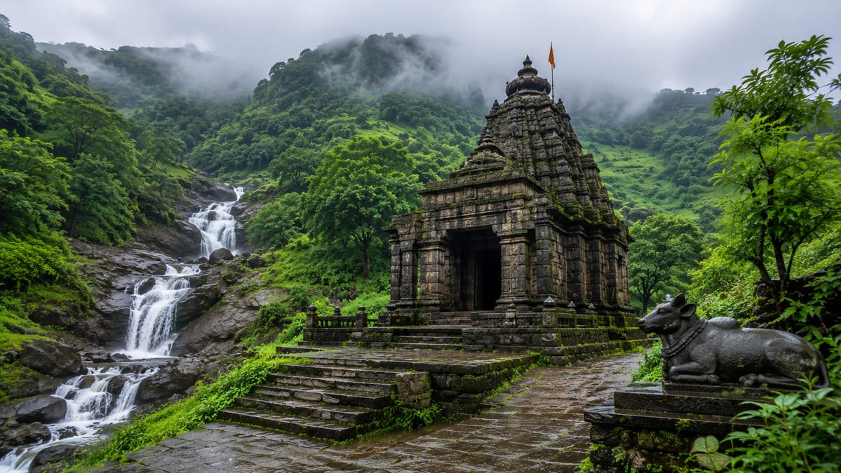 पुण्याजवळील पावसाळ्यातील सुंदर मंदिरे | निसर्ग, अध्यात्म आणि शांततेचा अनोखा संगम