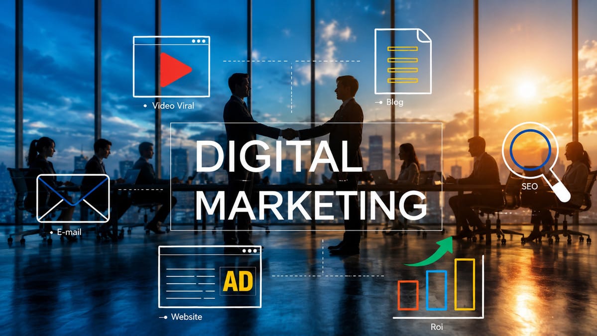 Digital Marketing म्हणजे काय? 8 प्रकार, Skills, Career, Salary आणि Beginner Roadmap