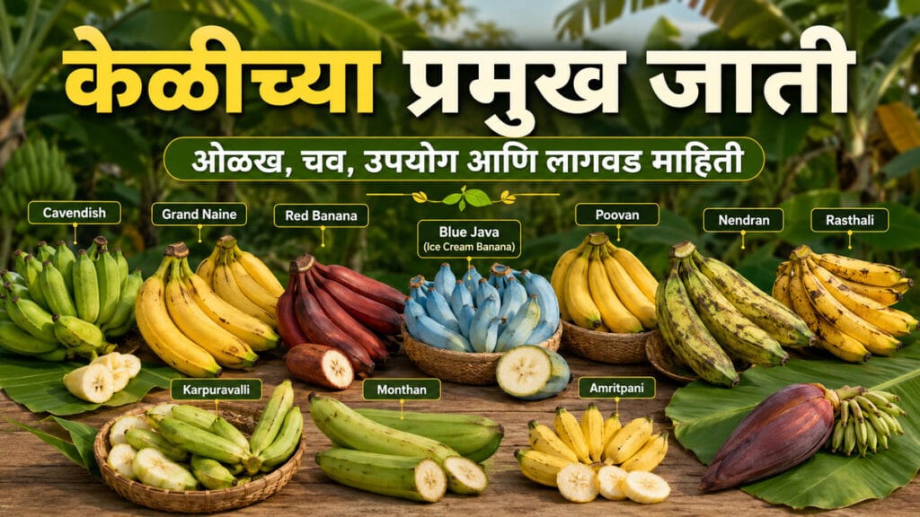 केळीच्या प्रमुख जाती
