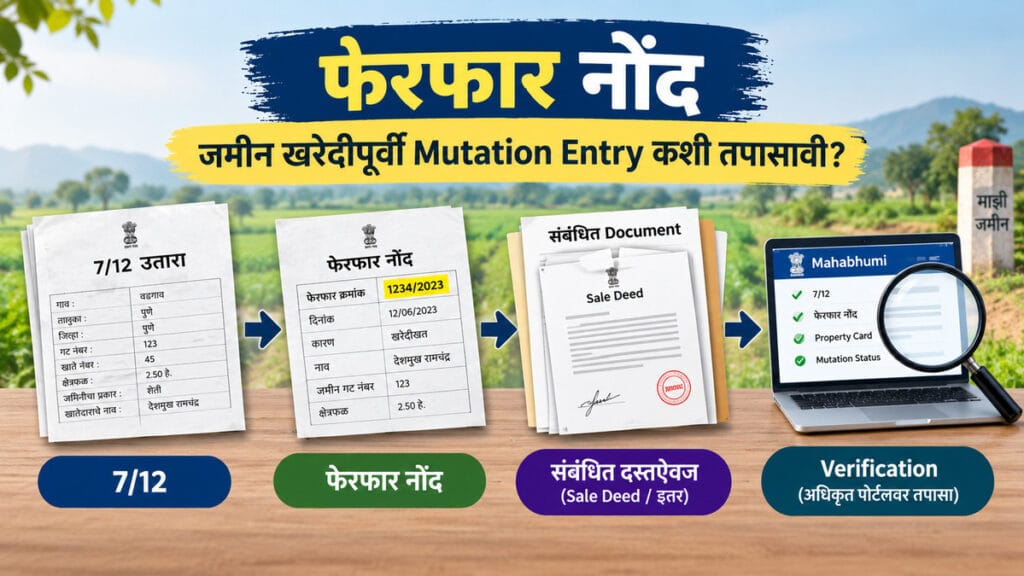 फेरफार नोंद